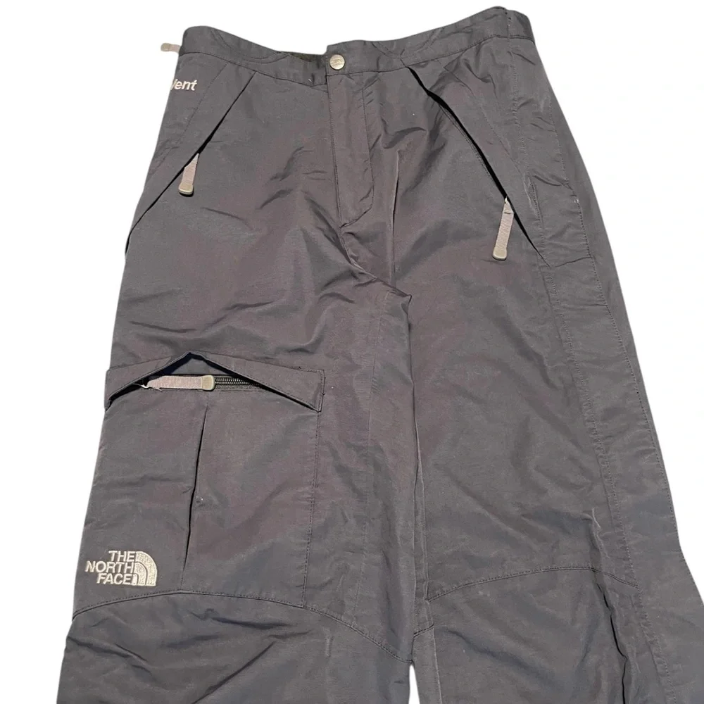 The North Face Hyvent Pants Mens Small Black Waterproof Ski Snowboard Adjustable